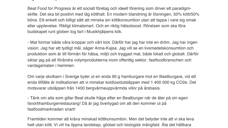 50% Kött + 50% Böna = Succé