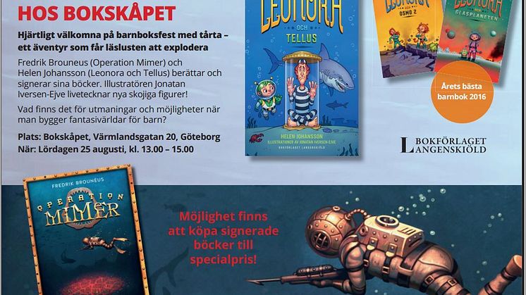 Rysligt spännande hos Bokskåpet i Göteborg