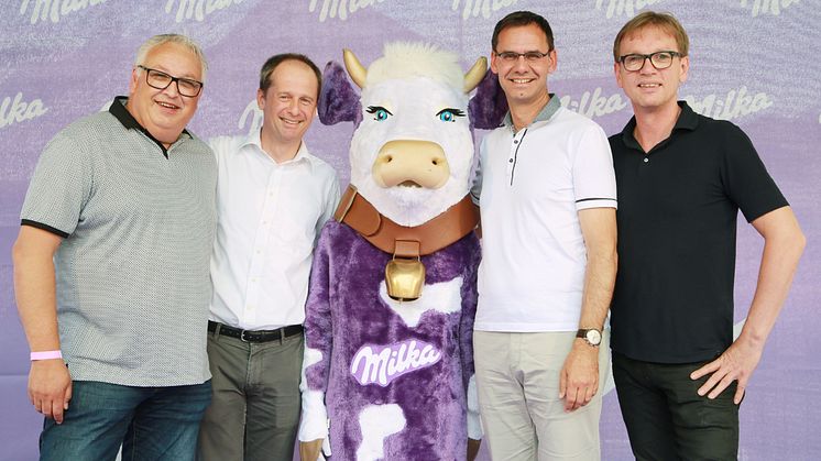 Liesl, Berta und Annabell feierten mit Milka das Schokofest 2019