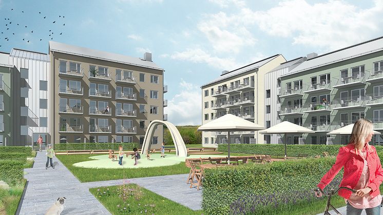 Pressinbjudan: Riksbyggen öppnar visningslägenheten i kv Kattugglan i Nyköping
