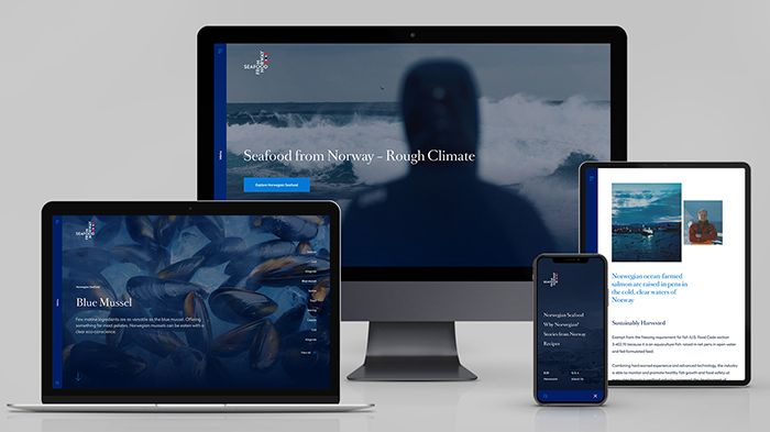 Det er design- og teknologibyrået TRY Apt som har utarbeidet nettsidene i samarbeid med markedsavdelingen i Norges sjømatråd.
