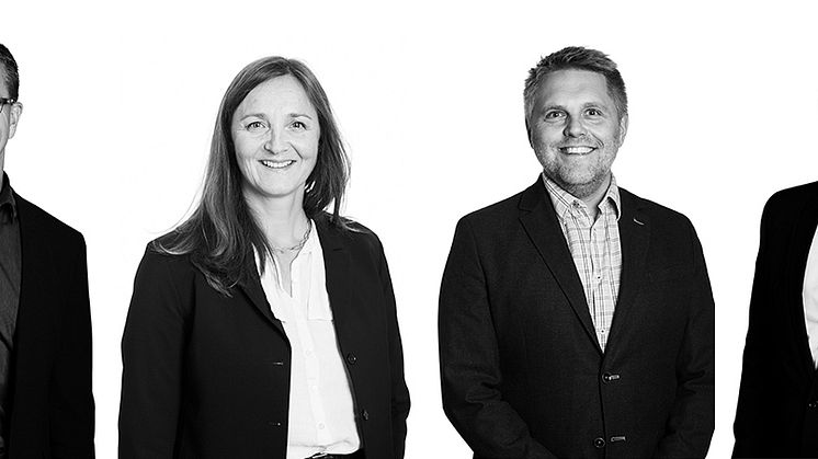 Christer Abrahamsson, Ulrica Nilsson, Daniel Wallström och Andreas Behm Fredin.