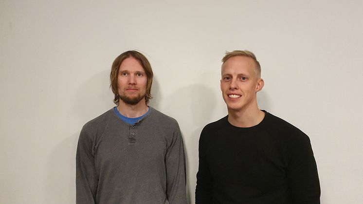 Två av Meritums fem medgrundare, Magnus Bostedt och Nils Lundberg.