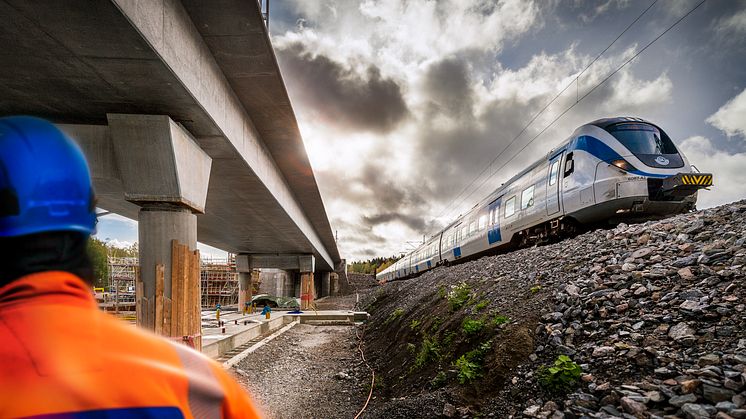 SVEAB Järnväg förbättrar Järna stationsområde