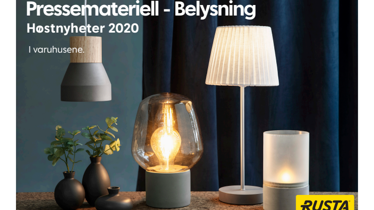 Pressemateriell Belysning - Høst 2020