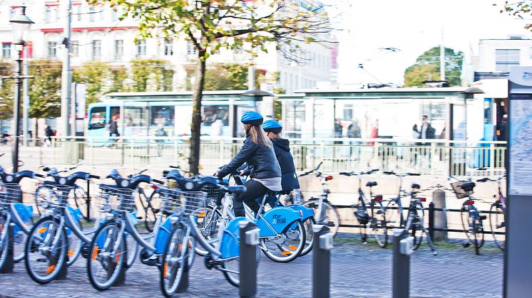Bild Styr & Ställ Göteborg lånecykelsystem