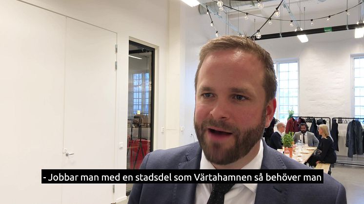 Värtanlunch med Jonas Naddebo (C) kultur- och stadsmiljöborgarråd