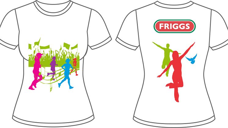 Emeli från Trollhättan designade Friggs officiella löpartröja för Vår Ruset 