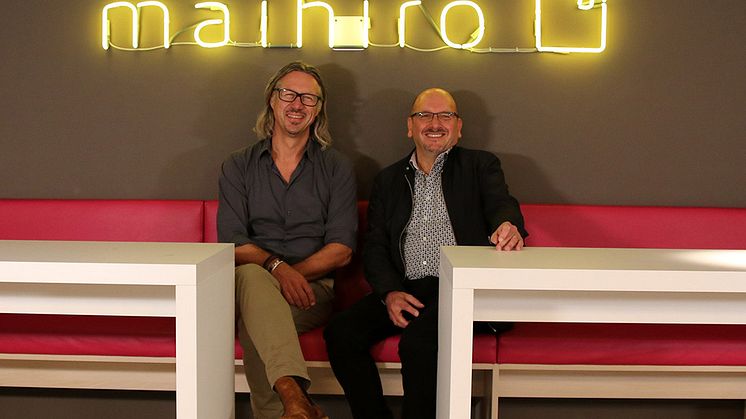 Mark Roes, Geschäftsführer maihiro GmbH und Michael Bednarik, Innenarchitekt. Foto maihiro