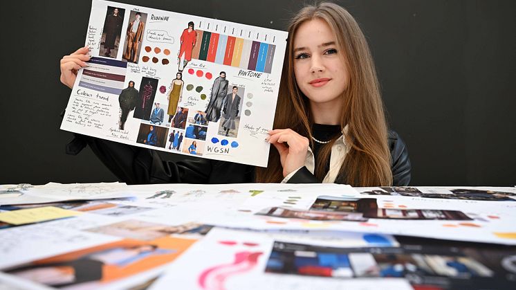 Northumbria University Fashion student Kamile Kartunaviciute pictured with some of her work.jpg