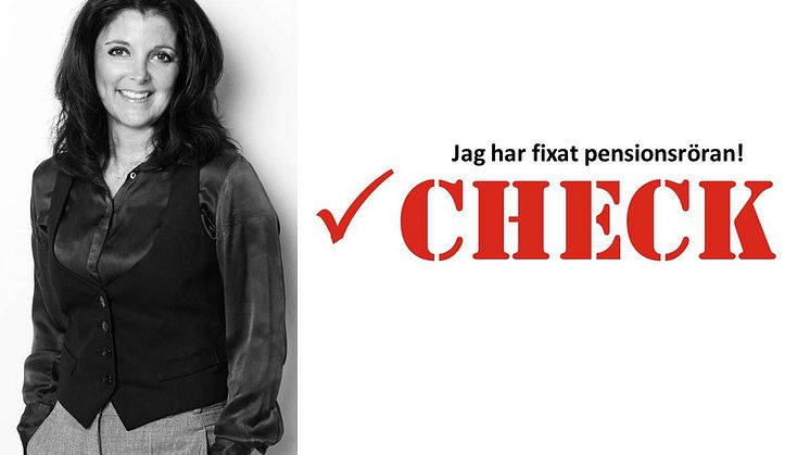 Gör "check" på pensionsröran en gång för alla! 