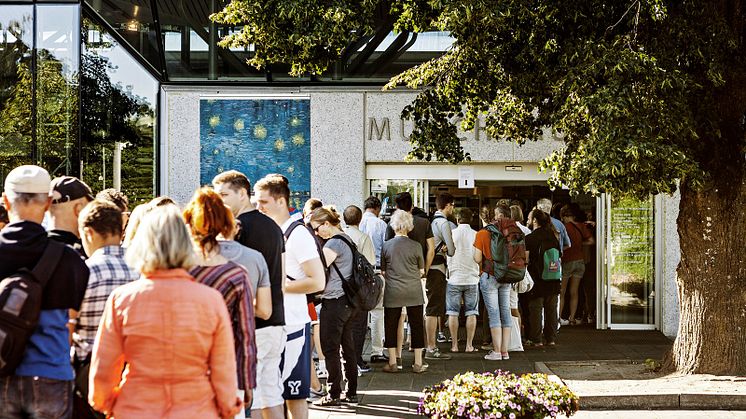 Rekordbesøk til VanGogh+Munch