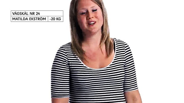 Itrim "Mitt vägskäl" Matilda Ekström -20 kilo "Jag känner mig snygg!"