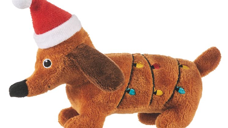 Little&Bigger Holiday Parade Dog Toy Dacshound S