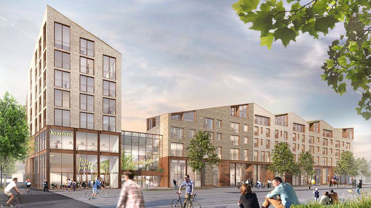 FOJAB arkitekter och ICA vinnare i tävlingen om framtidsstadsdelen Brunnshögs centrum