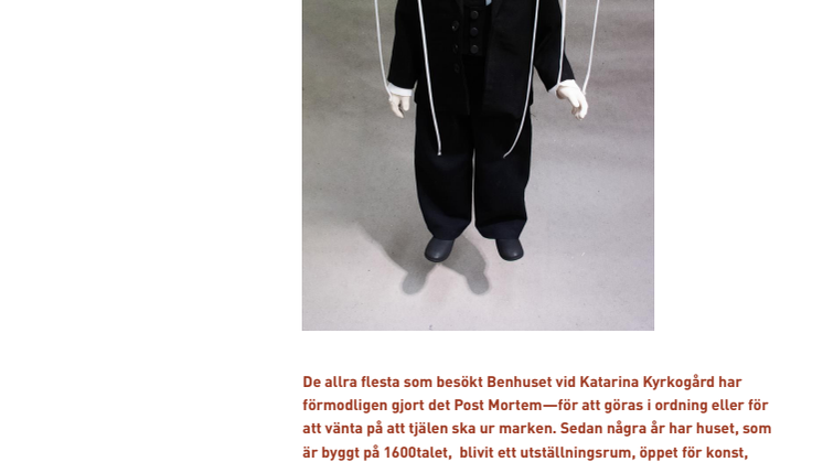 KARL DUNÉR | PARABOLER | Utställningstext, om konstnären, verklista, cv
