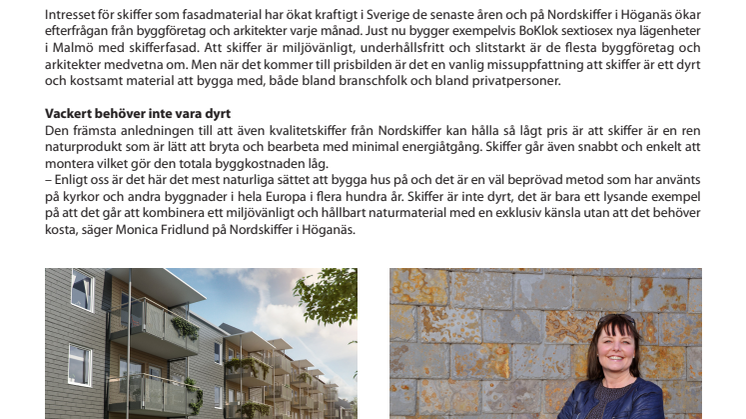 Natursten – billigare än puts och fibercement