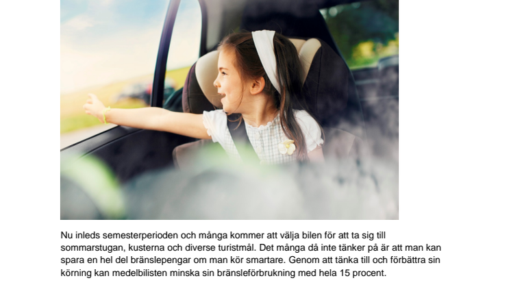Bästa körtipsen för att spara pengar under bilsemestern