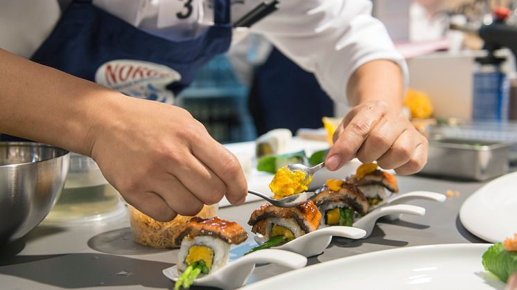 Beim kreativen Original-Sushi wurde viel im international sehr angesagten Crossover-Stil gezeigt