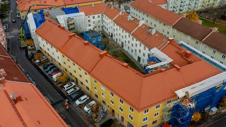 Flygvy, kvarteret Skäpan