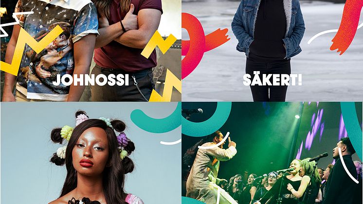Johnossi, Säkert!, Joy och Tensta Gospel Choir är fyra av de nya artisterna som uppträder på Malmöfestivalen.
