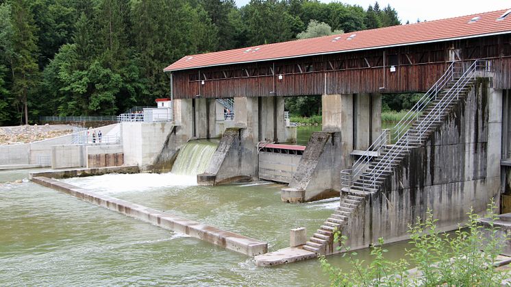 Einweihung Öko-Wasserkraftwerk Baierbrunn