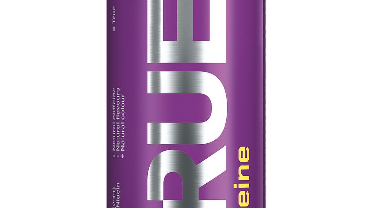 TRUE-latausjuoma kofeiinilla, maku blueberry / acai