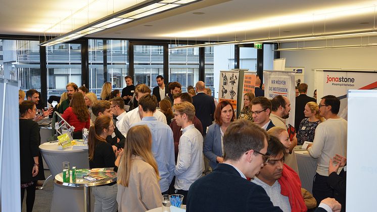 HdWM Recruiting Tag: Großes Interesse bei Studierenden und Partnerunternehmen. Foto: Ekkard Miedke.