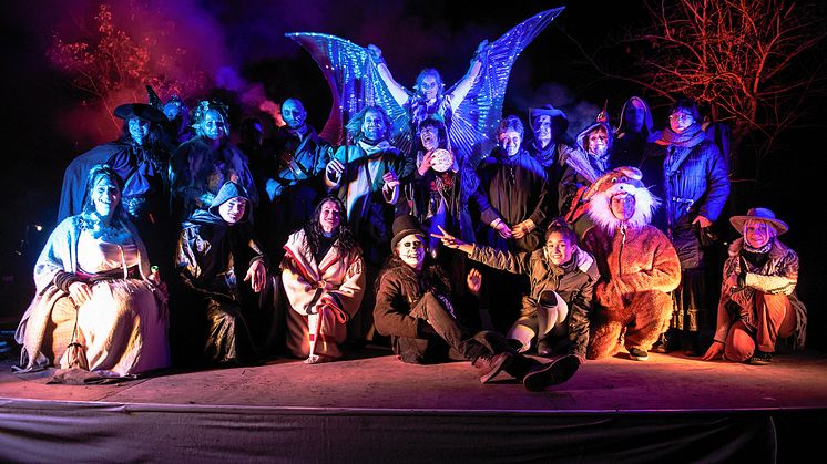 Es ist wieder Zeit für Fabelwesen, Schminke und Gruselgefühle: Halloween in Brandenburg, wie hier in der El Dorado  Westernstadt Templin. Foto: Eldorado Abenteuer GmbH.