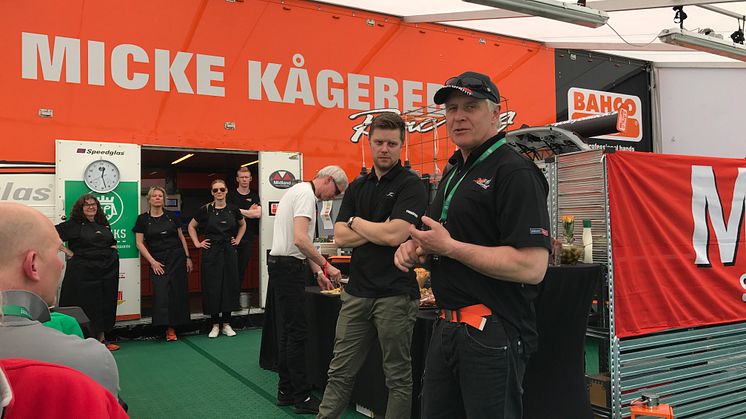 Andreas Ahlberg och Micke Kågered.