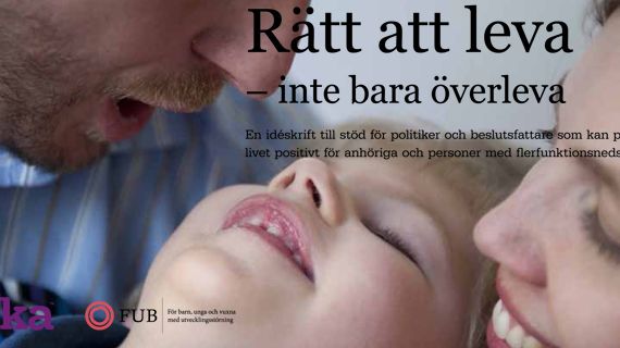 Nka publicerar En idéskrift till stöd för politiker och beslutsfattare som kan påverka livet positivt för anhöriga och personer med flerfunktionsnedsättning