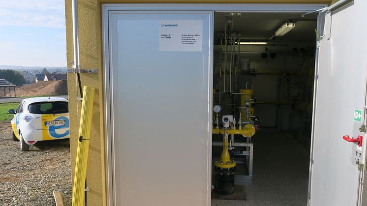 Inbetriebnahme Gasstation Irchenrieth