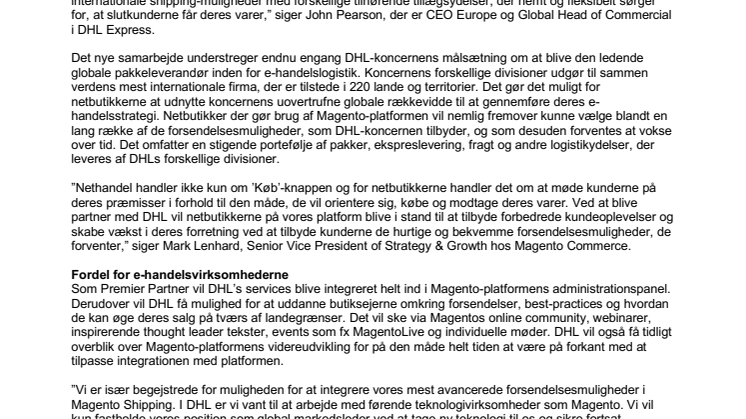 Nu bliver det nemmere for visse netbutikker at sælge i udlandet