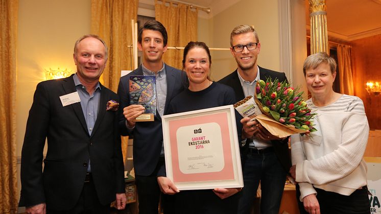 Garants ekopris till The Smiling Group - Axfoods ekologiska försäljning ökade med 43 procent 2015