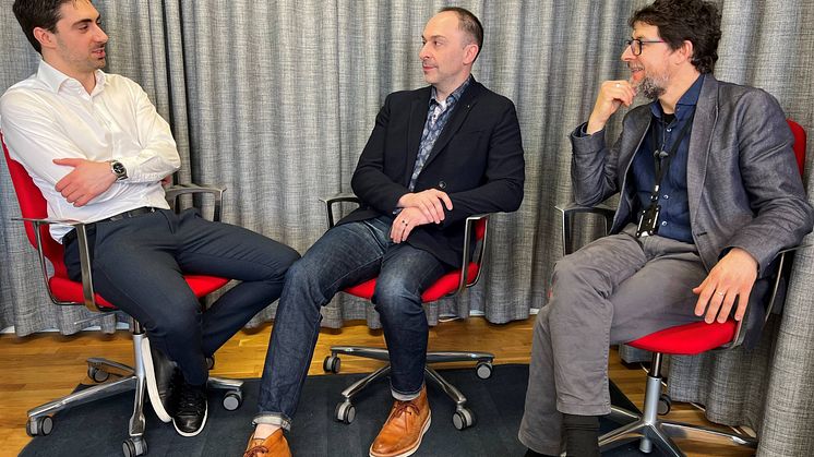From the left: Benjamin Portin, Radonova, Dr Aaron Goodarzi, University of Calgary and Dr José-Luis Gutiérrez Villanueva, Radonova