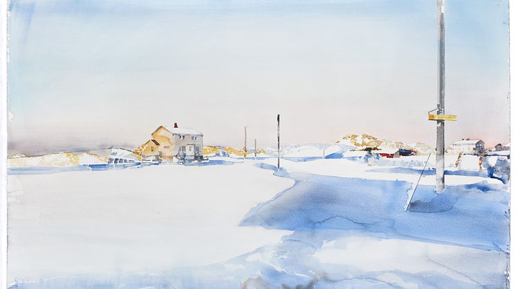 Vinterljus av Lars Lerin