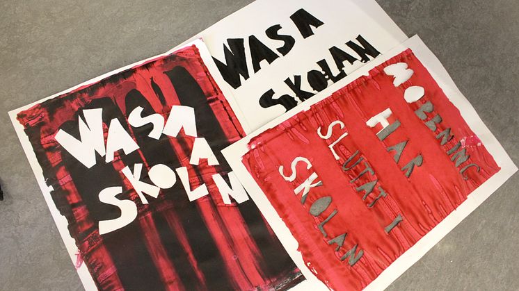 I år har sjätteklassarna på Wasaskolan i Södertälje arbetet med temat ”Dröm om en annan värld”.