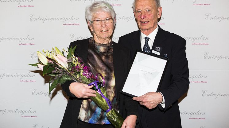 BabyBjörns grundare utsedda till Årets Förebildsentreprenör av Founders Alliance