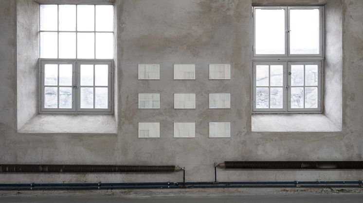 Installationsvy_Pocket Paintings (2013-2015)_Joakim Sandqvist_Beckers konstnärsstipendium 2024_Färgfabriken
