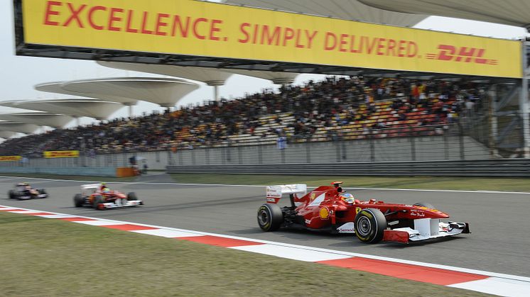 DHL er officiel logistikpartner for Formel 1