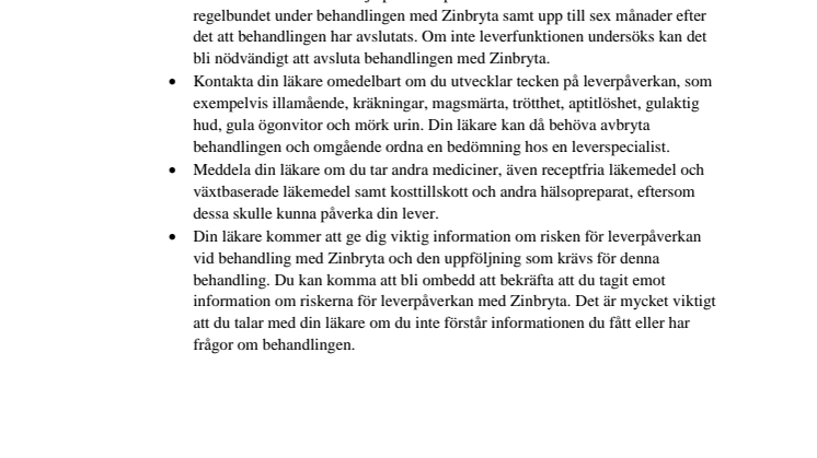 Bilaga 1 Information till patienter