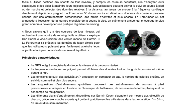 CP Garmin Forerunner 55