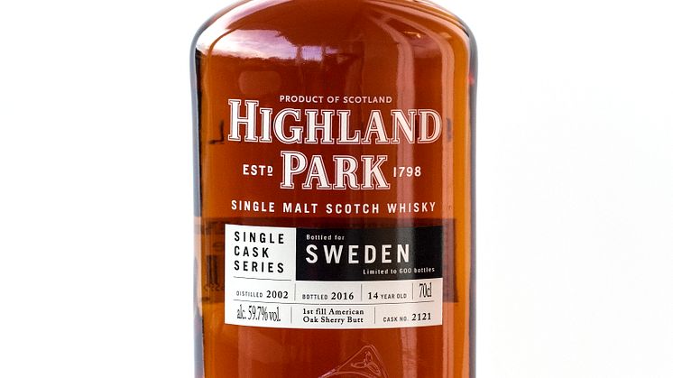Highland Park Bottled for Sweden white