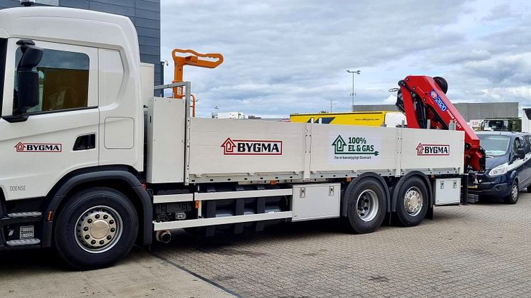 BYGMA Lastbil EL & GAS, Odense - Venstre side