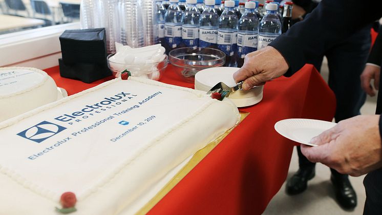 Invigning Electrolux Professional Training Academy