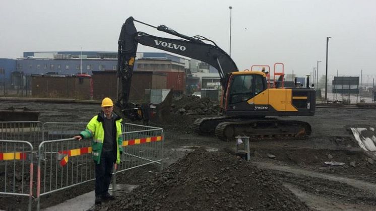 Patrik Foureaux projektledare på APM Terminals i Göteborg