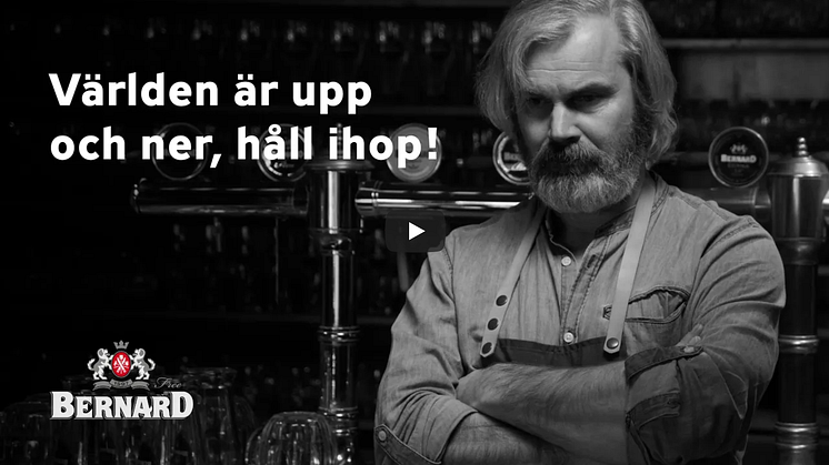 Bernard uppmanar i ny reklamfilm: "Låt oss hålla ihop". Filmregissören Jiří Mádl har gjort en reklamfilm för Bernard Family Brewery.