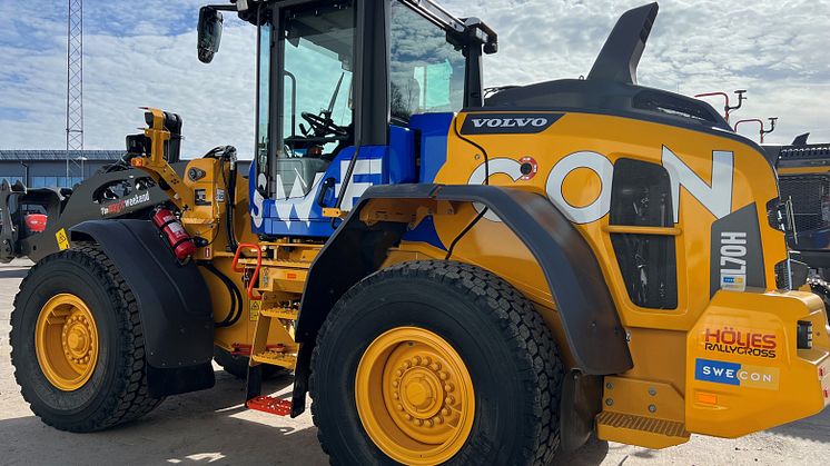 Volvo L70H för motorsportsamarbeten