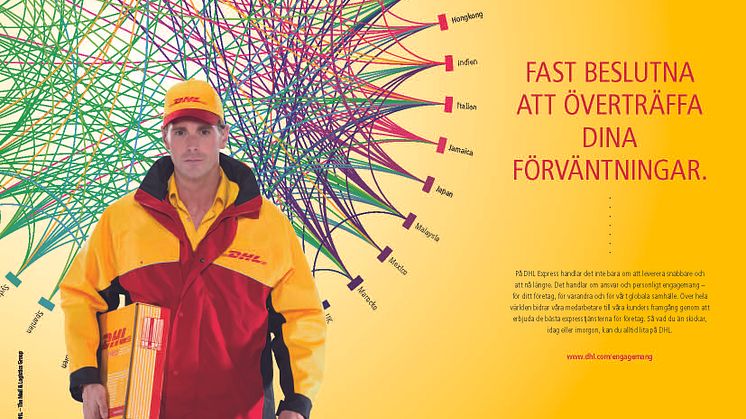 DHL storsatsar på nytt globalt integrerat reklamkoncept  