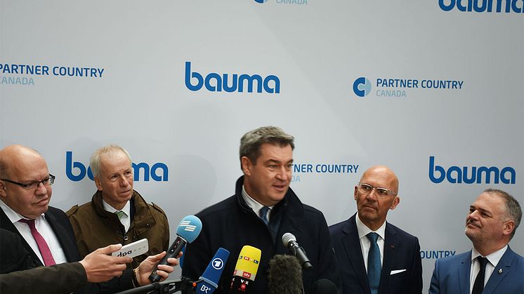 bauma 2019 Eröffnung - Messe München